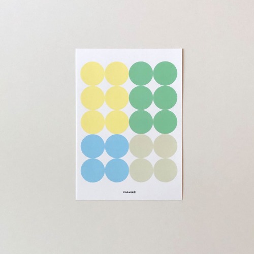 Dot sticker - spring 01