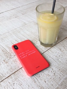 Lemonade case- cherry red