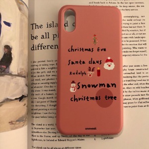 Merry christmas iphone case - pink