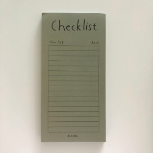 checklist - malcha (b급)