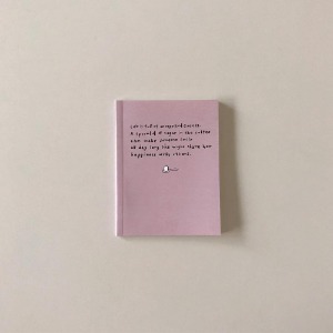 Pocket note - pink brown